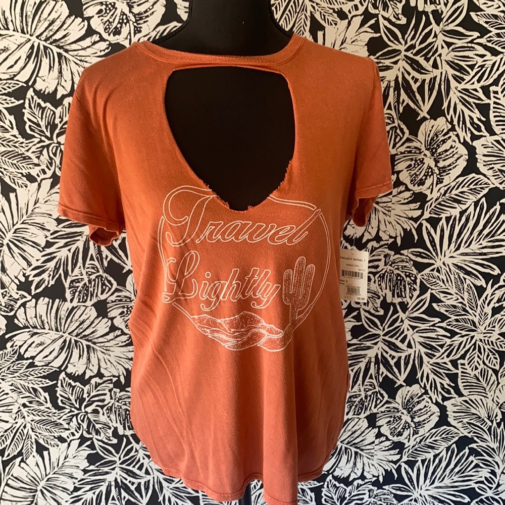 Distressed PST shirt - brand new